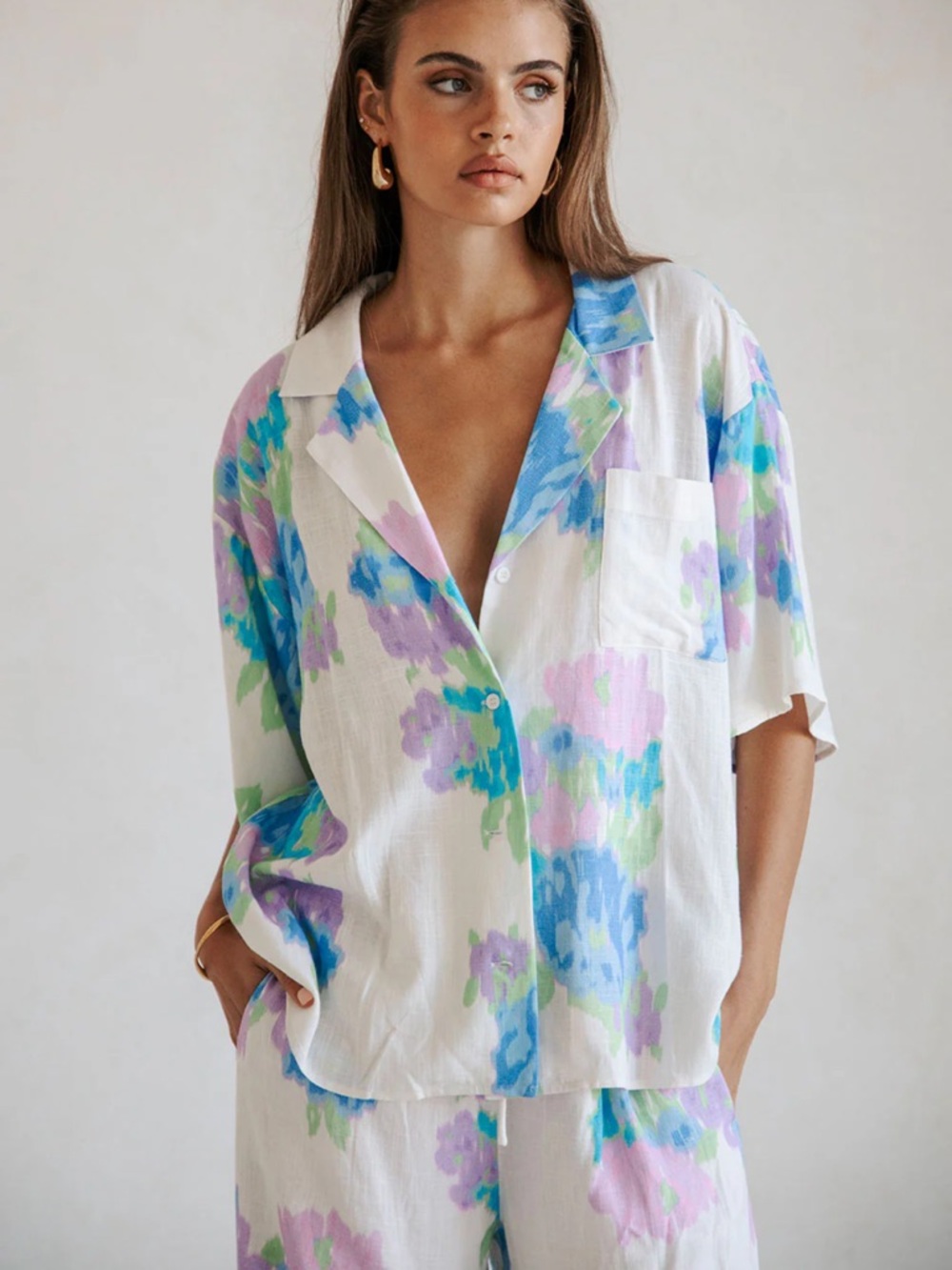 Sabo Skirt Floral Pant Set